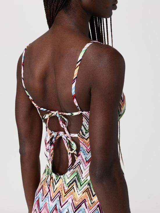 26SS 미소니 롱 원피스 MS26SQ1NBJ00QL SM9Z9 Red - MISSONI