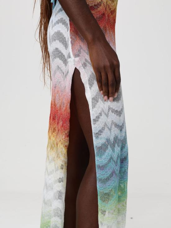 26SS 미소니 롱 원피스 MC26SQ02BR014H SM9X1 Red - MISSONI