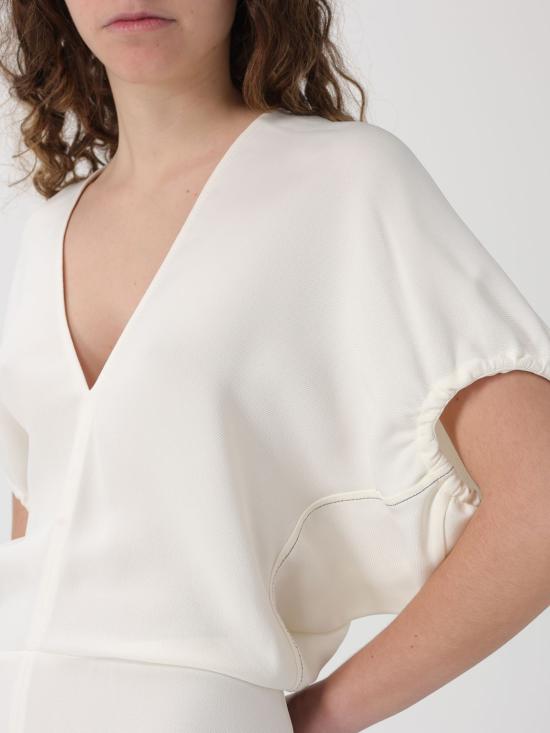 26SS 빅토리아 베컴 롱 원피스 1126WDR006381C 3 Ivory - VICTORIA BECKHAM