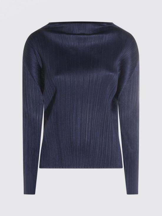 26SS 플리츠플리즈 긴팔 티셔츠 PP66JK111 78 Blue - PLEATS PLEASE