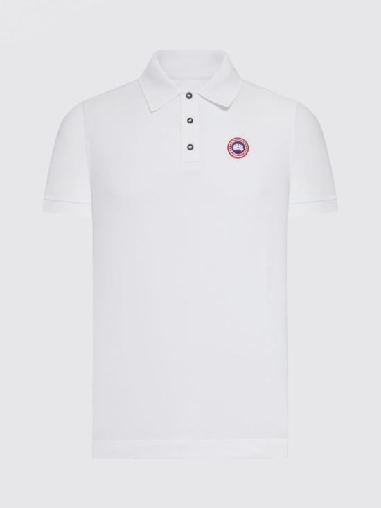 26SS 캐나다구스 폴로 티셔츠 1600M 9025 White - CANADA GOOSE