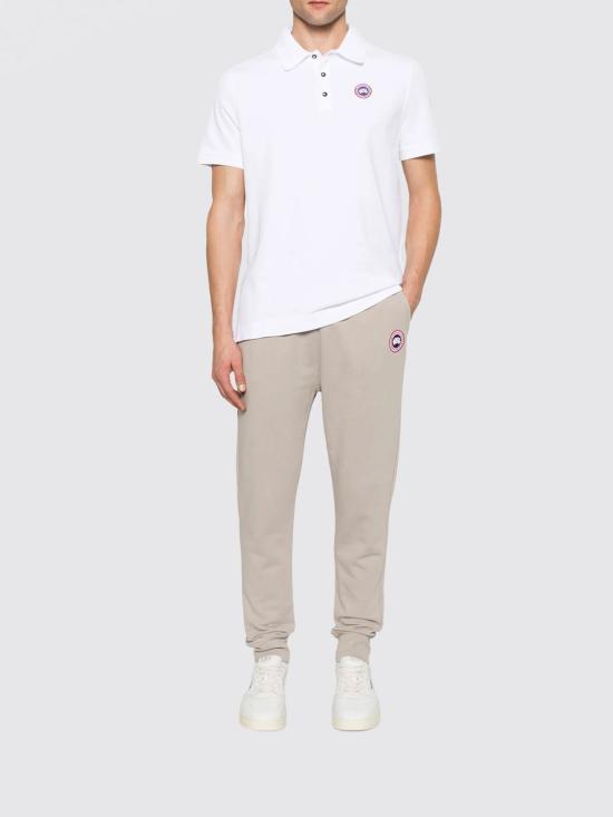26SS 캐나다구스 폴로 티셔츠 1600M 9025 White - CANADA GOOSE