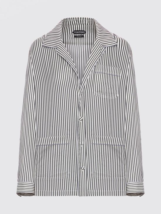 26SS 톰포드 셔츠 CA3335FAX1712 NWA White - TOMFORD