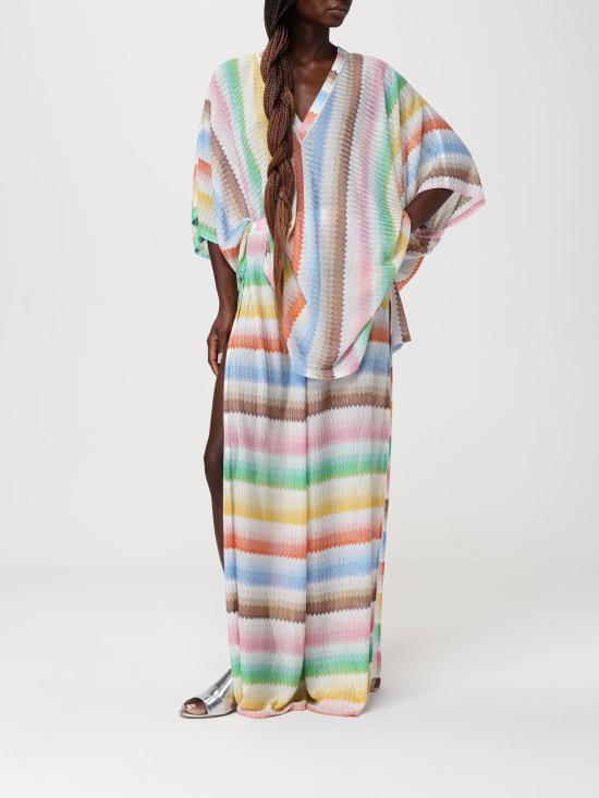 26SS 미소니 팔라초 팬츠 MC23SI00BR014G SM9X2 Multicolor - MISSONI