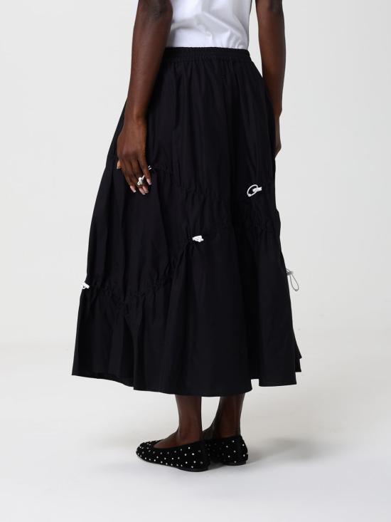 26SS 모스키노 롱 스커트 1060531 1555 Black - MOSCHINO