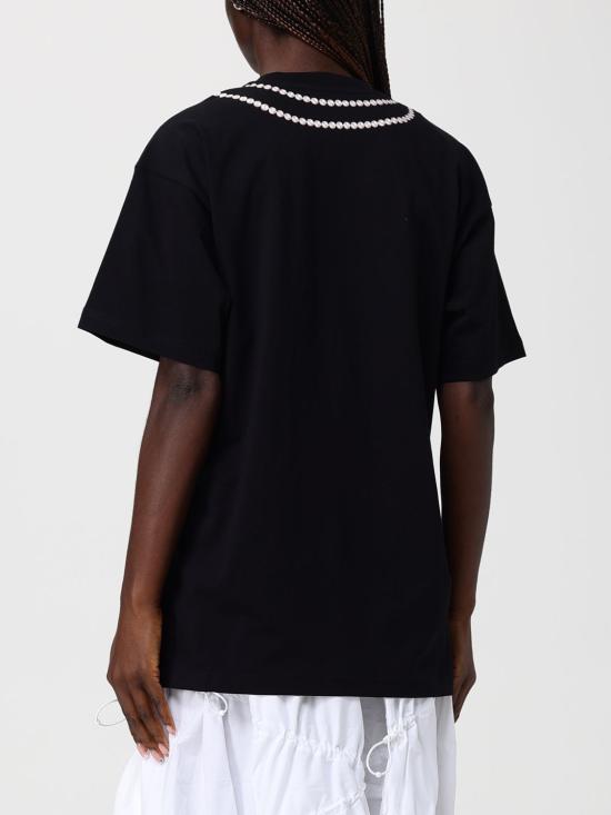 26SS 모스키노 반팔 티셔츠 7180541 1555 Black - MOSCHINO