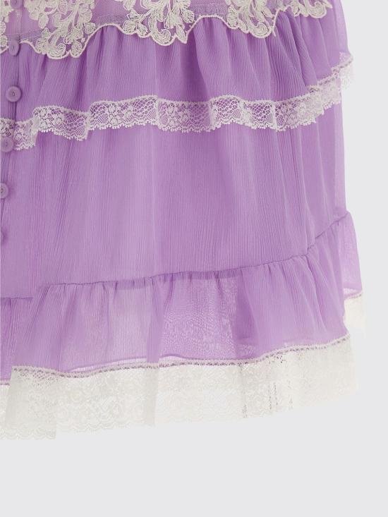 26SS 알베르타 페레티 민소매 티셔츠 08021617 1240 Violet - ALBERTA FERRETTI