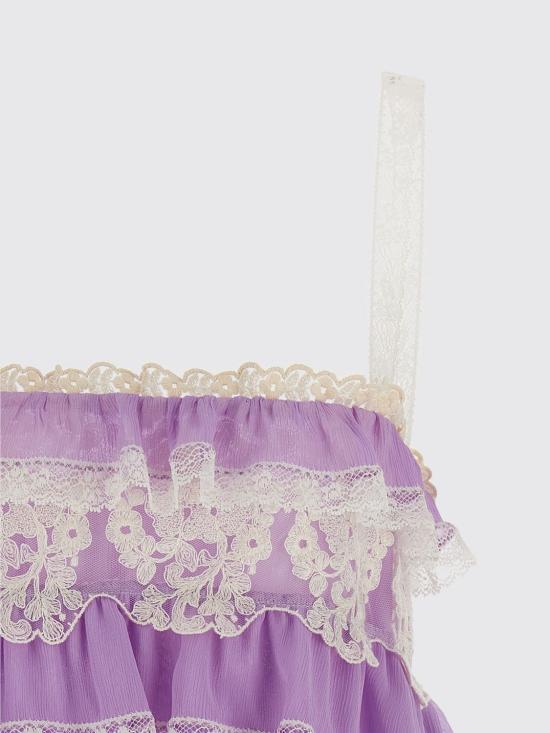 26SS 알베르타 페레티 민소매 티셔츠 08021617 1240 Violet - ALBERTA FERRETTI