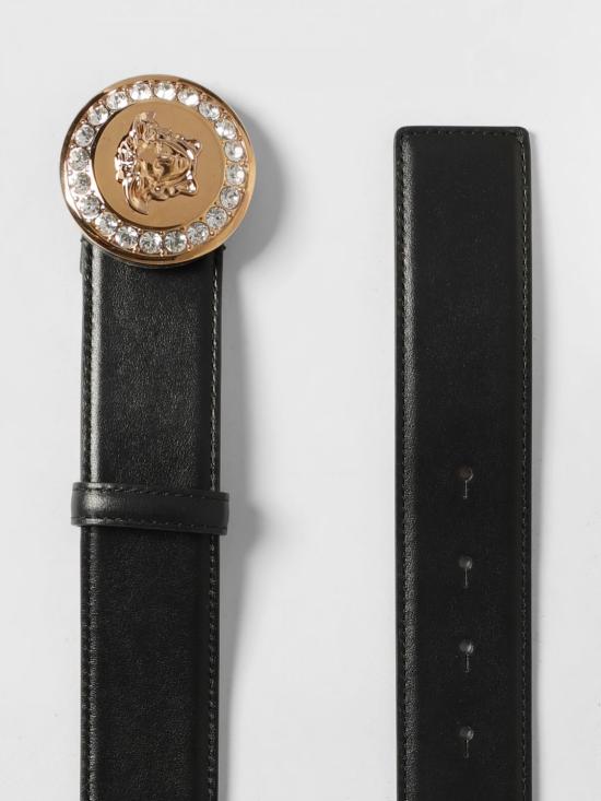 26SS 베르사체 레귤러 벨트 10223591A01051 1B00V Black - VERSACE