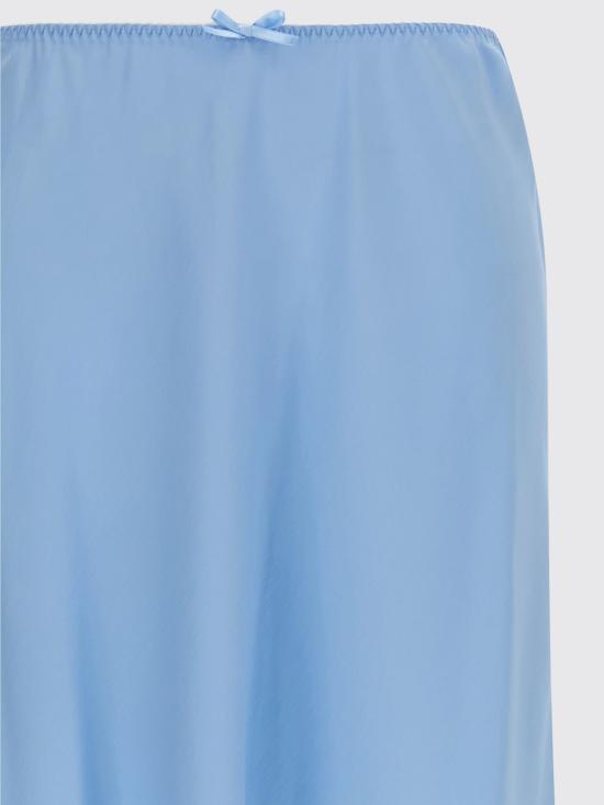 26SS 모스키노 롱 스커트 01250545 0304 Blue - MOSCHINO