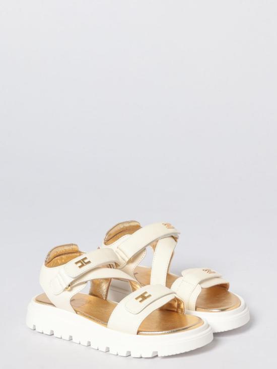 26SS [키즈] 엘리자베타프랜치 샌들 F4A2 E0586 1733698 Yellow Cream - ELISABETTA FRANCHI