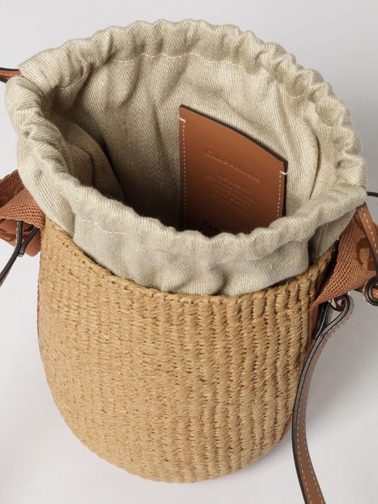 26SS 끌로에 우디 스몰 바스켓백 CHC23AS381L18 25S Brown - CHLOE
