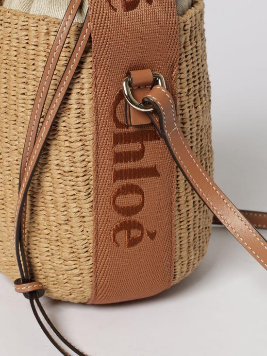 26SS 끌로에 우디 스몰 바스켓백 CHC23AS381L18 25S Brown - CHLOE