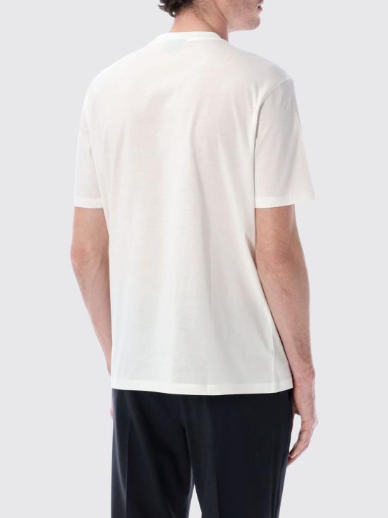 26SS 엠포리오 아르마니 반팔 티셔츠 EM004593AF10762 F0200 White 1 - EMPORIO ARMANI