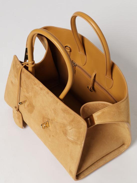 26SS 살바토레 페라가모 토트백 215608 792064 045 Beige - SALVATORE FERRAGAMO