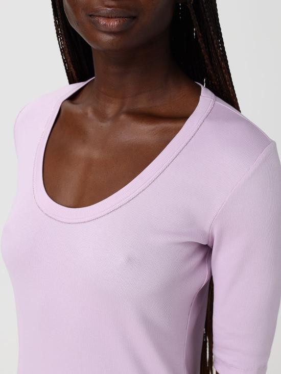 26SS 파비아나 필리피 반팔 티셔츠 JED266F603L896 2201 Pink - FABIANA FILIPPI