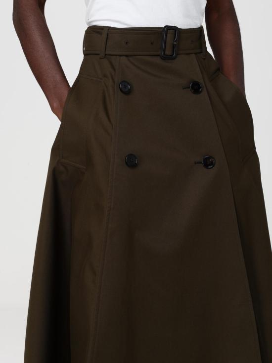 26SS 버버리 롱 스커트 8117977 Green - BURBERRY