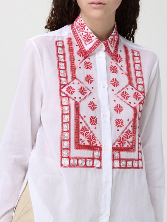 26SS 에르마노 설비노 셔츠 D482K321RGWJ B4829 White 1 - ERMANNO SCERVINO