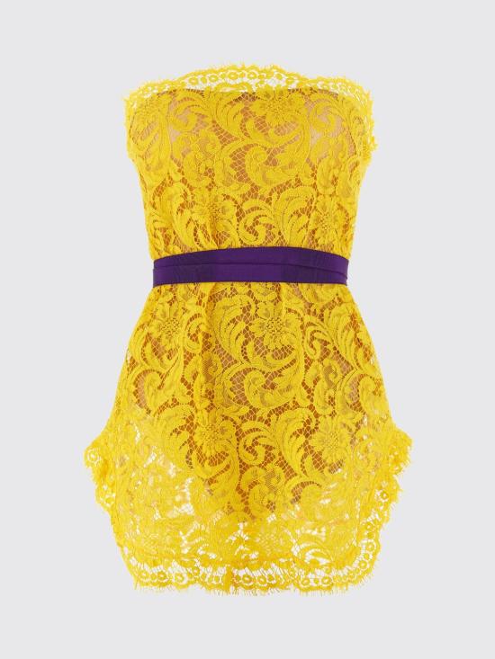 26SS 디스퀘어드2 롱 원피스 S75CV0991S53834 171 Yellow - DSQUARED2