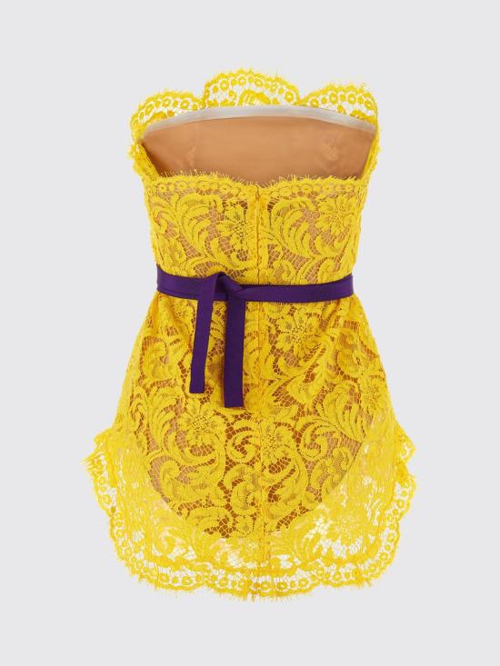 26SS 디스퀘어드2 롱 원피스 S75CV0991S53834 171 Yellow - DSQUARED2