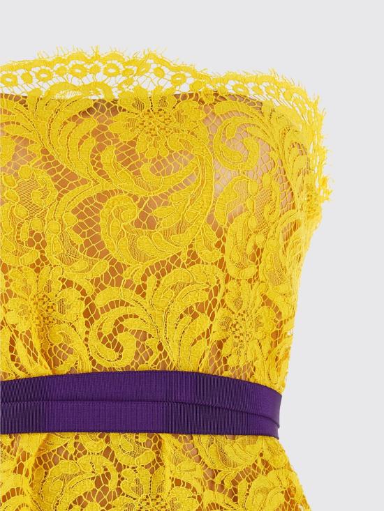 26SS 디스퀘어드2 롱 원피스 S75CV0991S53834 171 Yellow - DSQUARED2