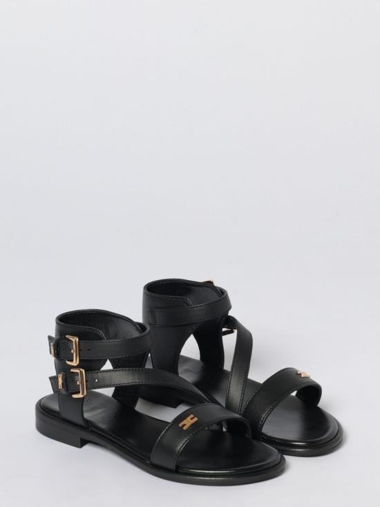 26SS [키즈] 엘리자베타프랜치 샌들 F4A2 E0573 1733999 Black - ELISABETTA FRANCHI