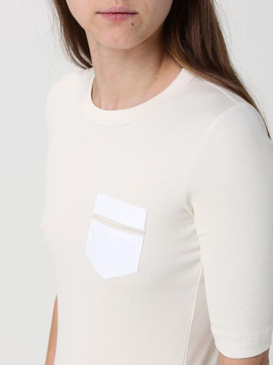 26SS 파비아나 필리피 반팔 티셔츠 JED266F148L933 0145 Butter - FABIANA FILIPPI
