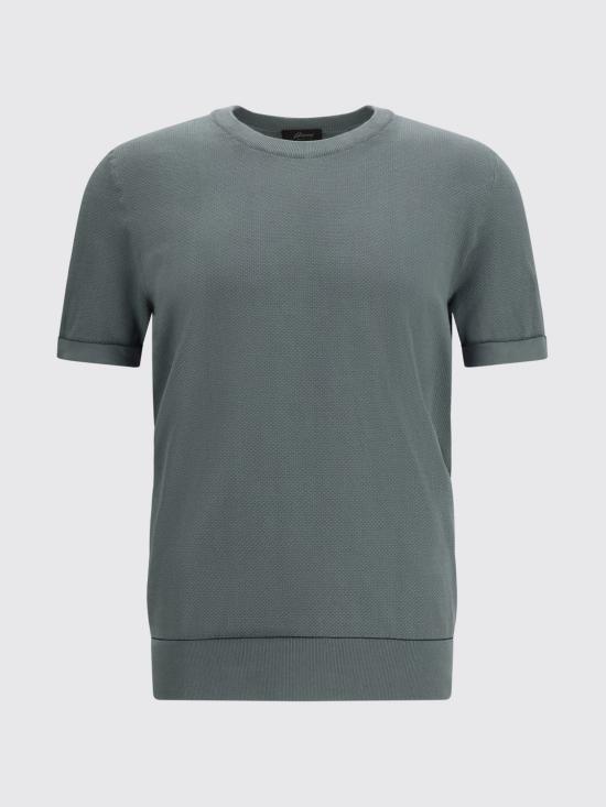 26SS 브리오니 반팔 티셔츠 UMR00LP0K15 3241 Green - BRIONI