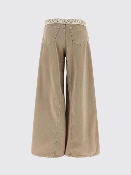 26SS 핑코 데님 팬츠 106462A364 C88 Beige - PINKO