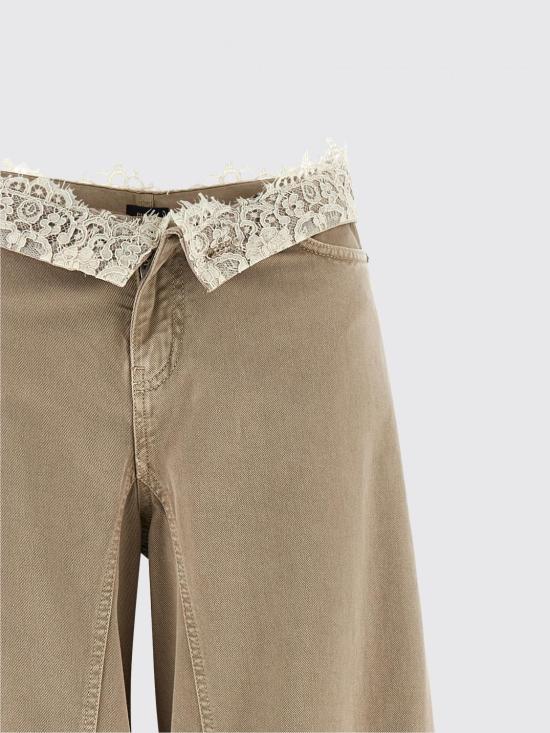 26SS 핑코 데님 팬츠 106462A364 C88 Beige - PINKO