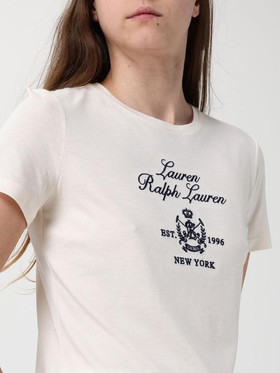 26SS 랄프 로렌 반팔 티셔츠 200P03725 002 Beige - RALPH LAUREN