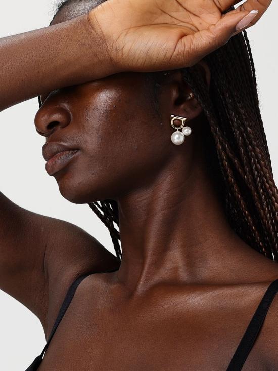 26SS 살바토레 페라가모 보석 760805 780384 ORO WHITE Brown - SALVATORE FERRAGAMO