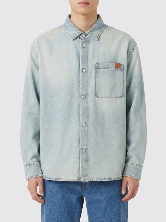 26SS 다크파크 데님 셔츠 MSH06PTBL01 W065 White