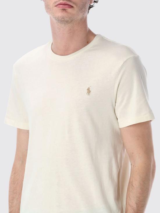 26SS 폴로 랄프로렌 포니로고 자수 반팔 티셔츠 710671438 350 White - POLO RALPH LAUREN