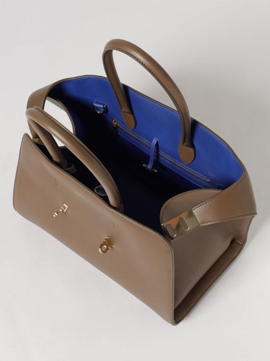 26SS 살바토레 페라가모 토트백 215608 771867 017 Brown - SALVATORE FERRAGAMO