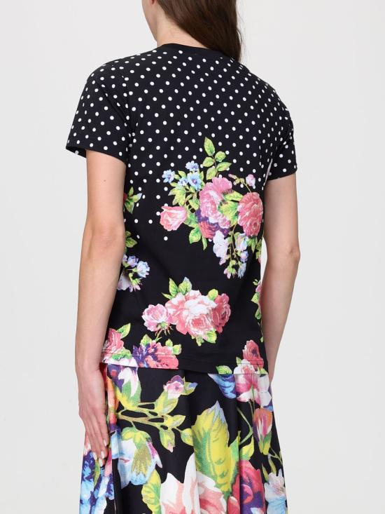 26SS 모스키노 반팔 티셔츠 07260541 3888 Black - MOSCHINO