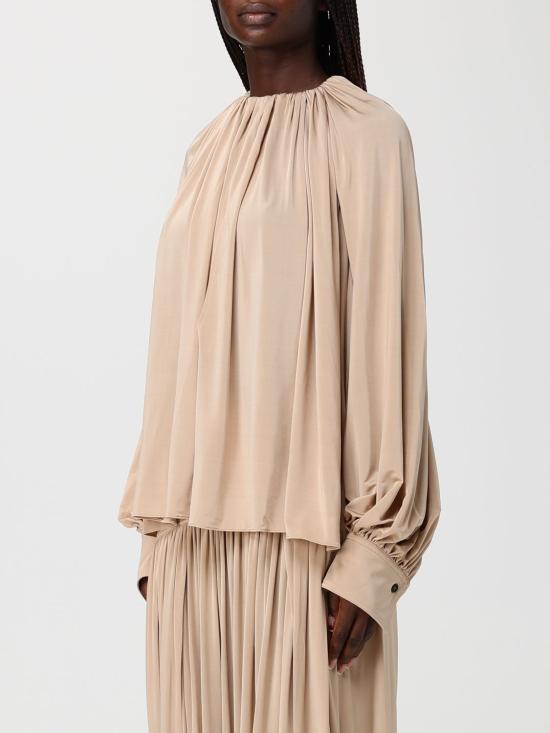 26SS 살바토레 페라가모 블라우스 788185 002 Beige - SALVATORE FERRAGAMO