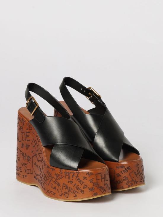 26SS 끌로에 힐/펌프스 CHC24A02YLU 001 Black - CHLOE