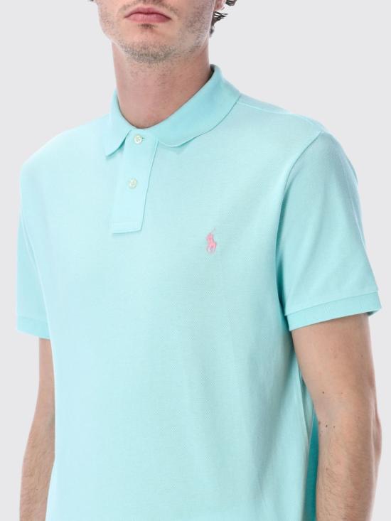 26SS 폴로 랄프로렌 폴로 티셔츠 710680784 511 Water - POLO RALPH LAUREN