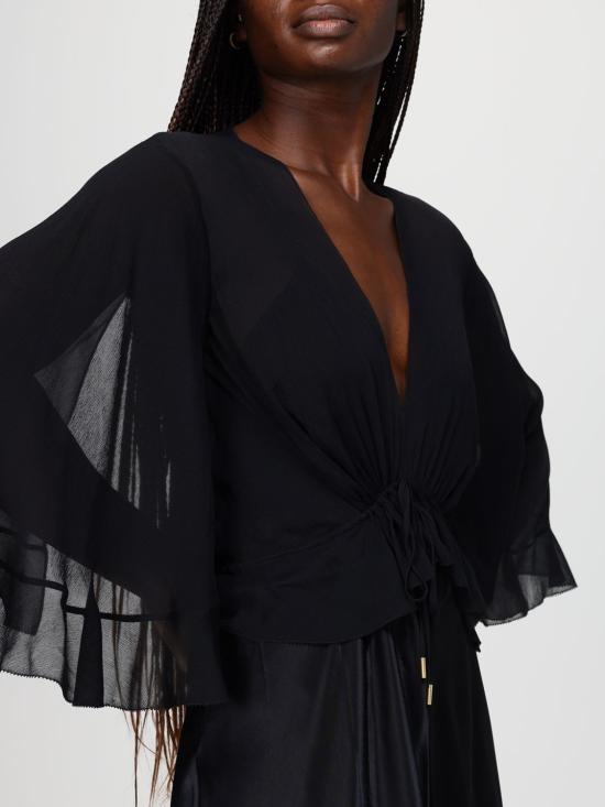 26SS 알베르타 페레티 롱 원피스 04061627 0555 Black - ALBERTA FERRETTI