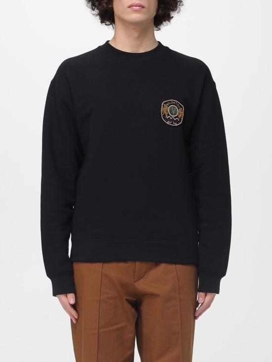 26SS 발렌티노 가라바니 긴팔 티셔츠 8V3MF29NBAY 0NO Black