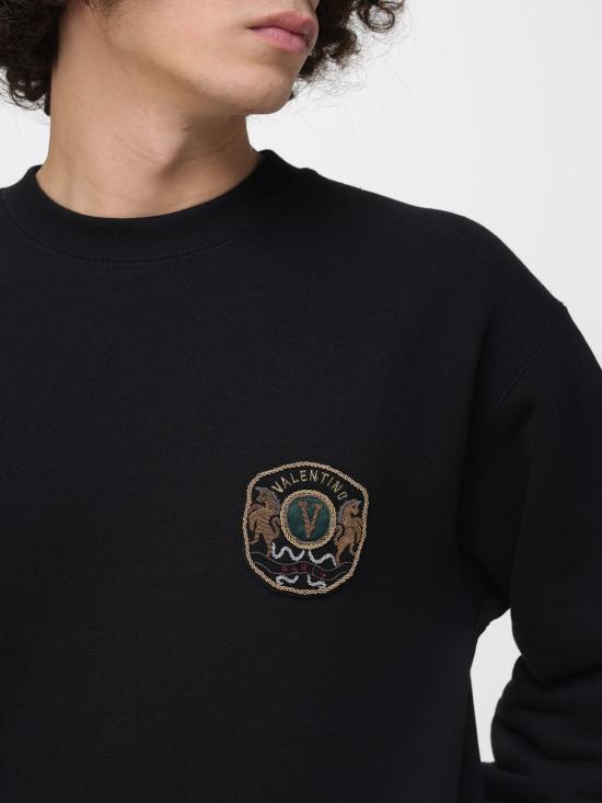 26SS 발렌티노 가라바니 긴팔 티셔츠 8V3MF29NBAY 0NO Black - VALENTINO GARAVANI