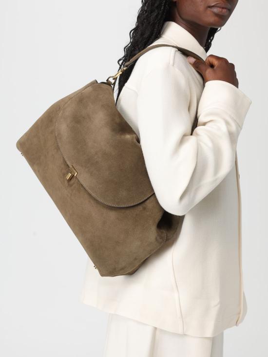 26SS 토템 숄더백 261WAL0096LE0004 356 Grey - TOTEME