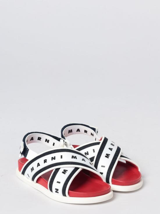 26SS [키즈] 마르니 샌들 82318 05 White - MARNI