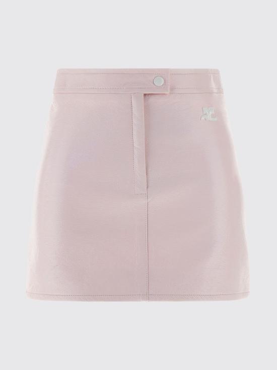 26SS 쿠레쥬 숏 스커트 PERCJU001VY0014 5009 Pink - COURREGES
