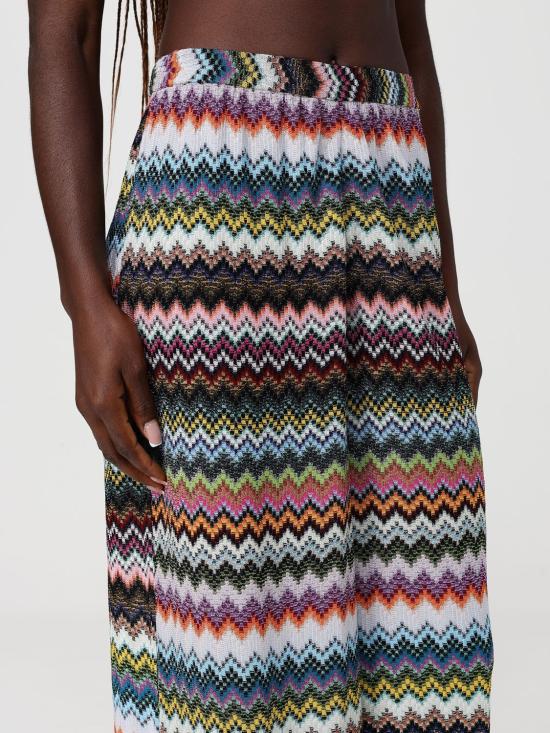 26SS 미소니 팔라초 팬츠 MC23SI02BR014F SM9YJ Multicolor - MISSONI