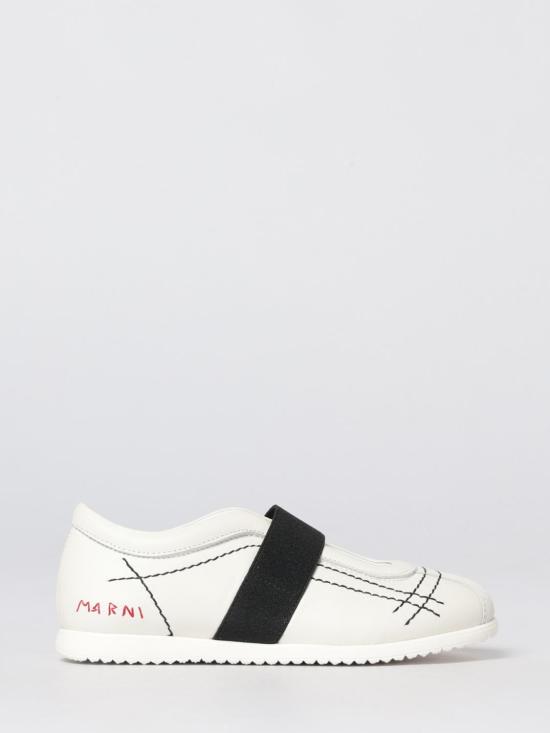 26SS [키즈] 마르니 스니커즈 82329 1 White