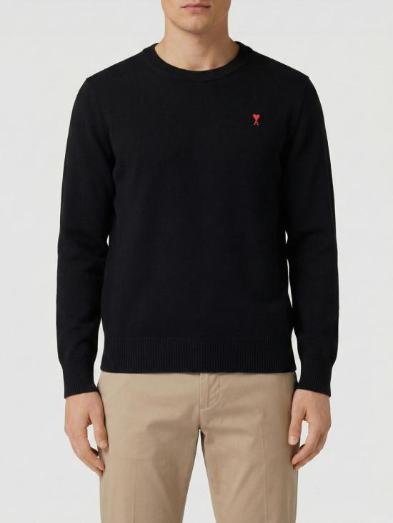 26SS 아미 ADC 크루넥 스웨터 HKS826001 009 Black