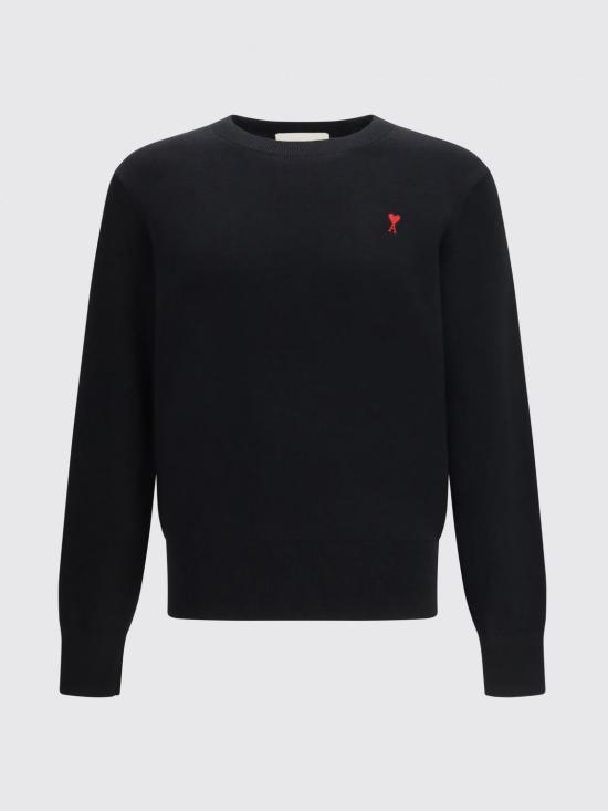 26SS 아미 ADC 크루넥 스웨터 HKS826001 009 Black - AMI