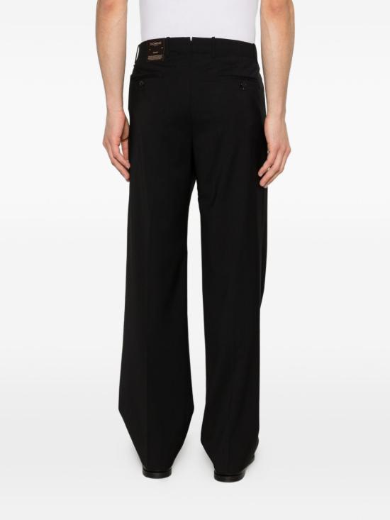 26SS 인코텍스 스트레이트 팬츠 1T0006 5855C991 Black - INCOTEX
